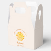 太陽の光の赤ちゃんシャワー フェイバーボックス (オープン)