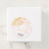 太陽の光の赤ん坊のシャワーの周り フェイバータグ (インサイチュ)