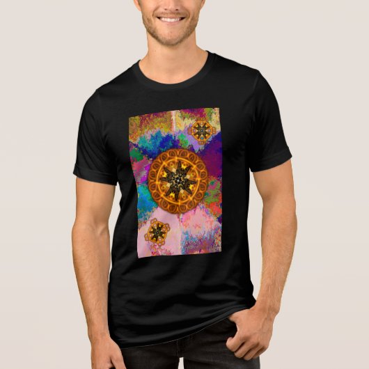 太陽の光は愛である トライブレンドTシャツ (正面)
