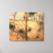 太陽の光る野原の木々 ヴィンセント・ヴァン・ゴッホ キャンバスプリント (正面)