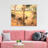太陽の光る野原の木々 ヴィンセント・ヴァン・ゴッホ キャンバスプリント (インサイチュ (リビング))