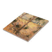太陽の光る野原の木々 ヴィンセント・ヴァン・ゴッホ タイル (側面)