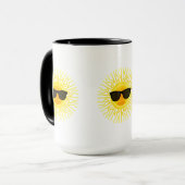 太陽の光をマグカップに入れる マグカップ (正面左)