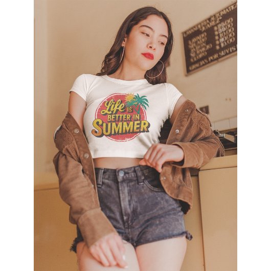 太陽の光を受け入れる:夏は人生が良い! Tシャツ