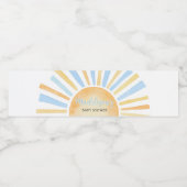 太陽の光を少し浴びる ペットボトルラベル (シングルラベル)