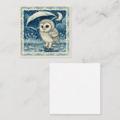 太陽の光を広げる:フクロウの雨でスマイルを送信 ノートカード (正面/裏面)