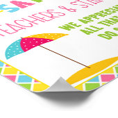 太陽の光を浴びる先生の鑑賞徴候 ポスター (角)