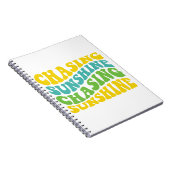 太陽の光を追いかける太陽の光 ノートブック (右側)