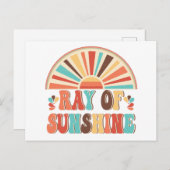 太陽の光 ポストカード (正面/裏面)