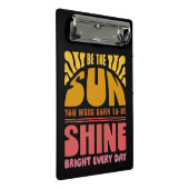 太陽の光 ミニクリップボード (アングル)