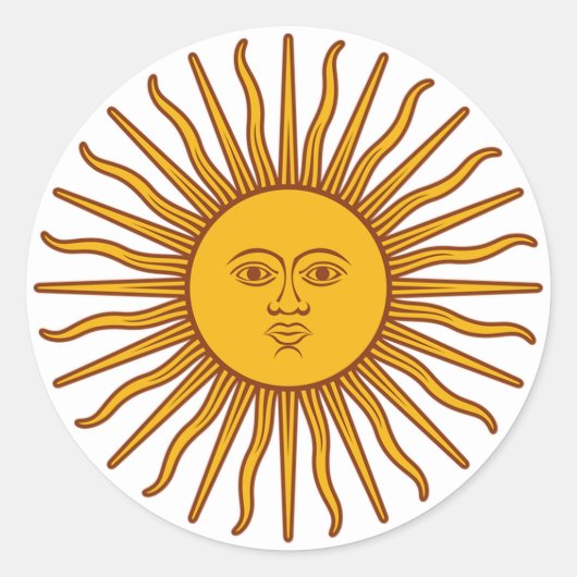 太陽の光 ラウンドシール (正面)