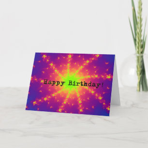 太陽の光，抽象芸術デジタルアート，誕生日 カード