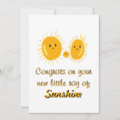 太陽の光 招待状 (正面)