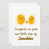 太陽の光 招待状 (正面/裏面)