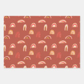 太陽の光 Boho Baby Shower | Boho Baby Shower ラッピングペーパーシート (正面2)