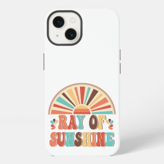 太陽の光 iPhoneケース (裏面)