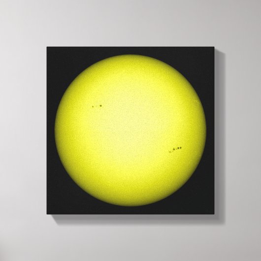 太陽の全景 キャンバスプリント (正面)