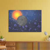 太陽の制 キャンバスプリント (インサイチュ (リビング))