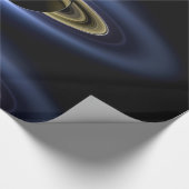 太陽の前の土星 ラッピングペーパー (角)