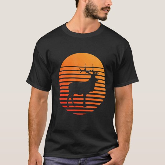 太陽の前の影のシルエット Tシャツ (正面)