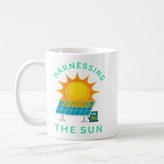 太陽の力を活用する コーヒーマグカップ (左)