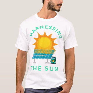 太陽の力を活用する Tシャツ