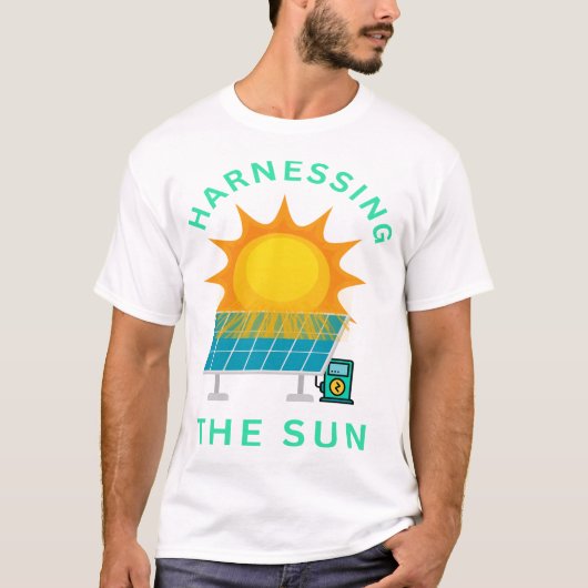 太陽の力を活用する Tシャツ (正面)