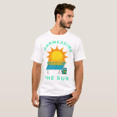 太陽の力を活用する Tシャツ (正面フル)