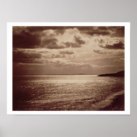 太陽の効果ノルマンディーc.1857 (セピア写真) ポスター (正面)