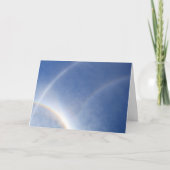 太陽の周りのハロ カード (正面)