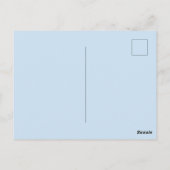 太陽の周りを初めての旅 お空のファーストバースデー ポストカード (裏面)