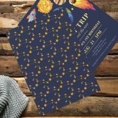 太陽の周りを初めての旅 1歳の誕生日パーティー 招待状