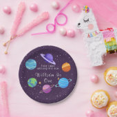 太陽の周りを初めて公転 1歳の誕生日プレート ペーパープレート (パーティー)