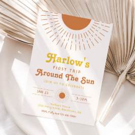 太陽の周りを初めて回るお誘い | ボヘミアンスタイル 招待状