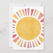 太陽の周りを初めて回るお誘い 招待状 (裏面)