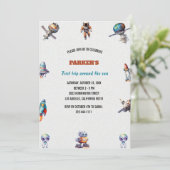 太陽の周りを初めて回る少年の誕生日 招待状 (スタンド正面)