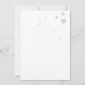 太陽の周りを初めて回る星が最初の誕生日を迎える 招待状 (裏面)