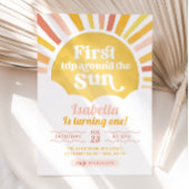 太陽の周りを初めて回る誕生日おめでとう 招待状