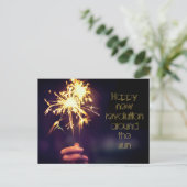 太陽の周りを楽しく一周してね ポストカード (スタンド正面)