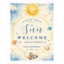 太陽の周りを1周 初めての誕生日 ウェルカム