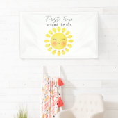 太陽の周りを1周 初めての誕生日  横断幕 (インサイチュ)