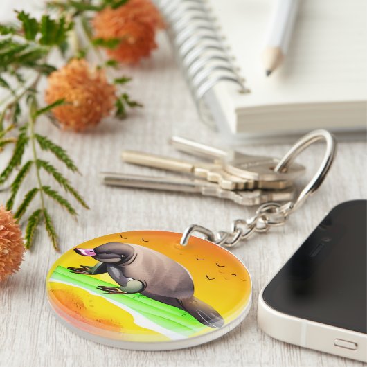 太陽の国のプラタコス キーホルダー (正面右)