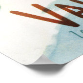 太陽の国 – 雪の中に立つスキー ポスター (角)