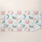 太陽の夏 ビーチボール ビーチタオル (正面)