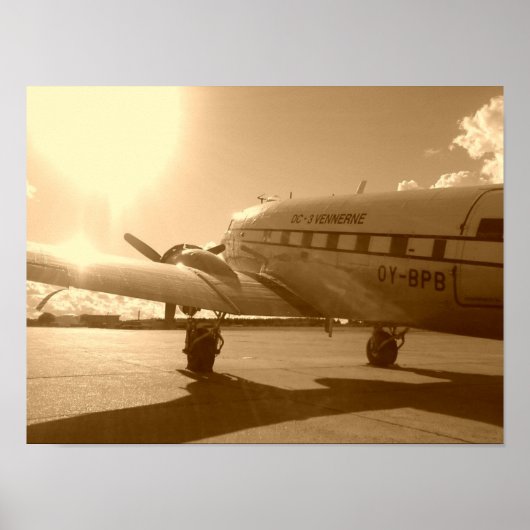 「太陽の夕べで空を望むダコタ」 ポスター (正面)