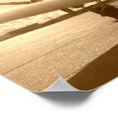 「太陽の夕べで空を望むダコタ」 ポスター (角)