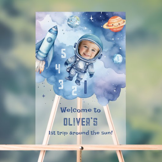 太陽の外のまわりに部空間へようこそ アクリルサイン (ニュートラル)