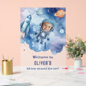 太陽の外のまわりに部空間へようこそ アクリルサイン (ウェディング)