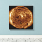 太陽の大気の暗い亀裂 キャンバスプリント (インサイチュ (ウッドフロア))
