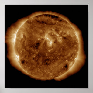 太陽の大気の暗い亀裂 ポスター